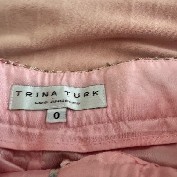 Trina Turk Pastel Tweed Pants - Picture 3 of 6